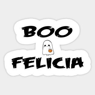 Boo Felicia Sticker